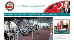 Desktop Screenshot of erdemli.gov.tr